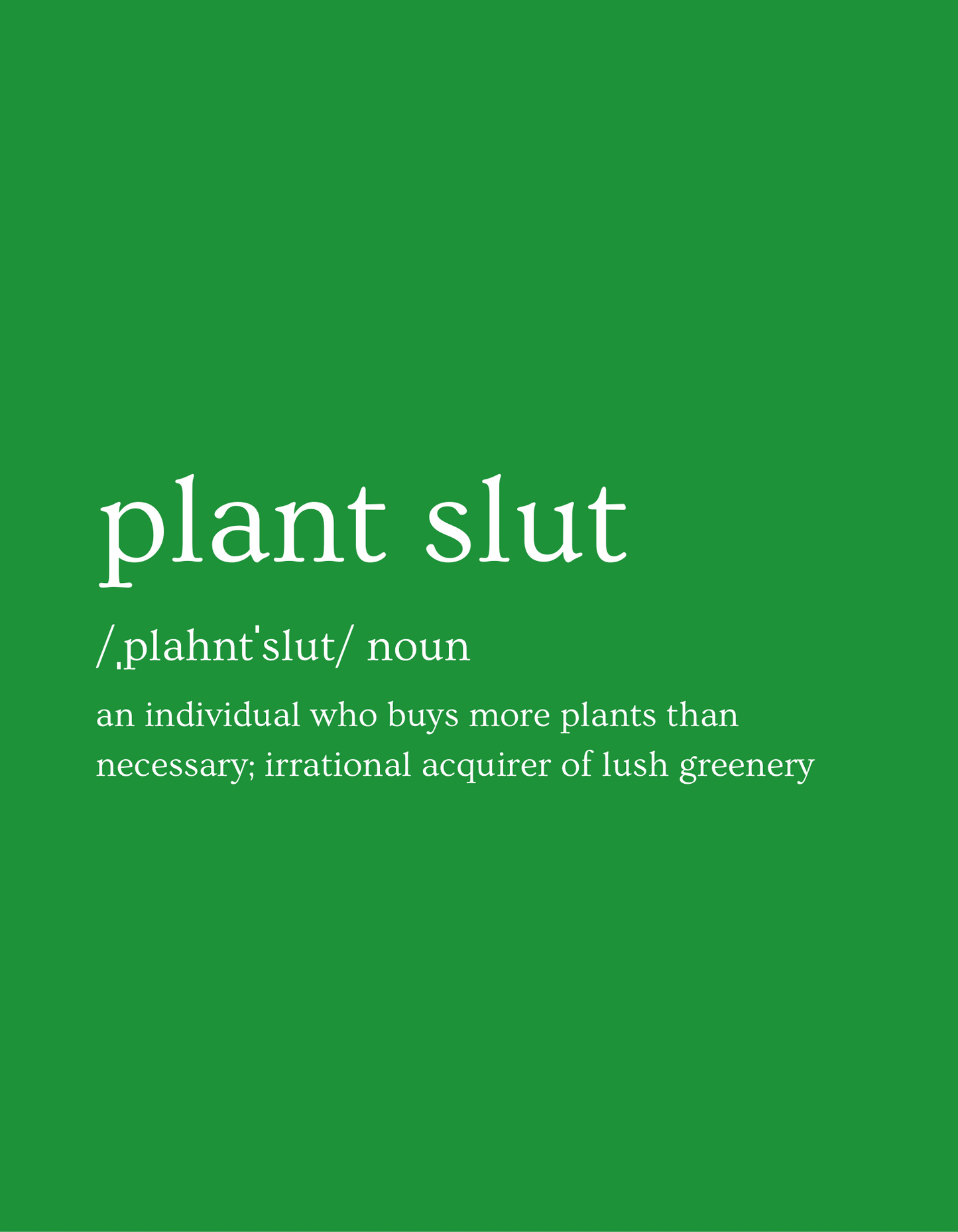 Plant Slut Definition Tank Top