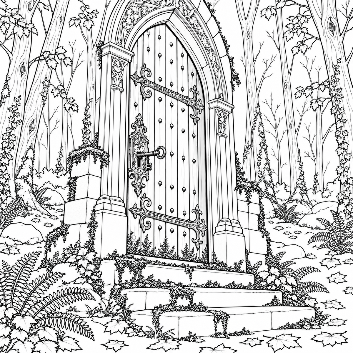 The Darker Side of Moss – An Adult Colouring Book of Abandoned Places & Forgotten Things
