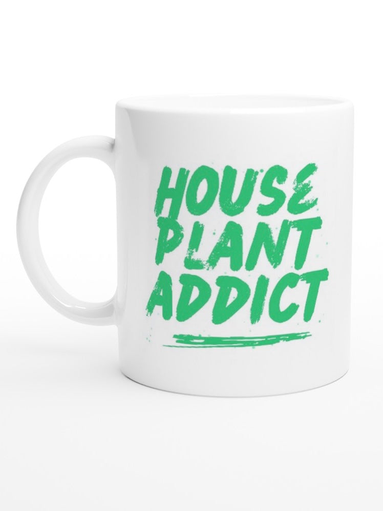 funny white plant mug house plant addict plant lover gift