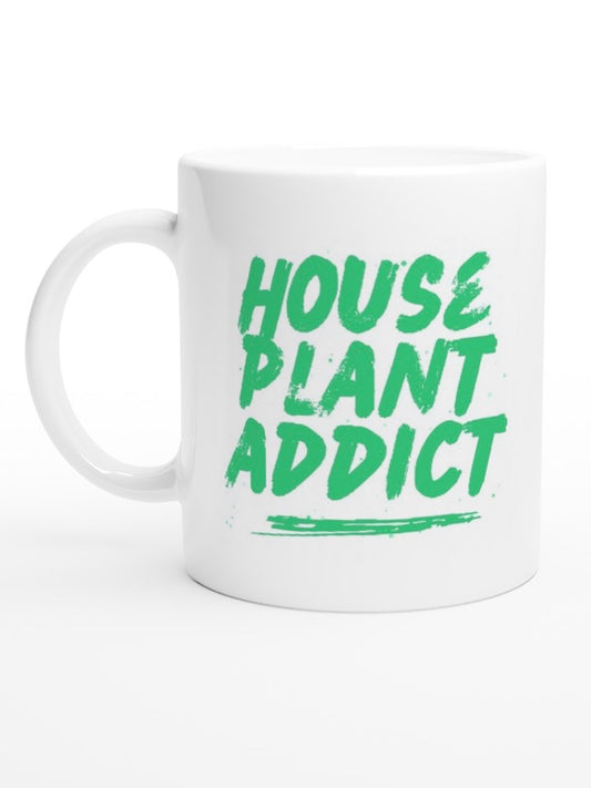 funny white plant mug house plant addict plant lover gift